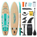 SeaVibeX Inflatable Stand Up Paddle Board, 11.5ft x 35" x 6" Wide Stable SUP Board with Non-Slip Deck, Complete Accessories Pack for All Skill Levels - Ideal for Cruising, Yoga & Water Adventures