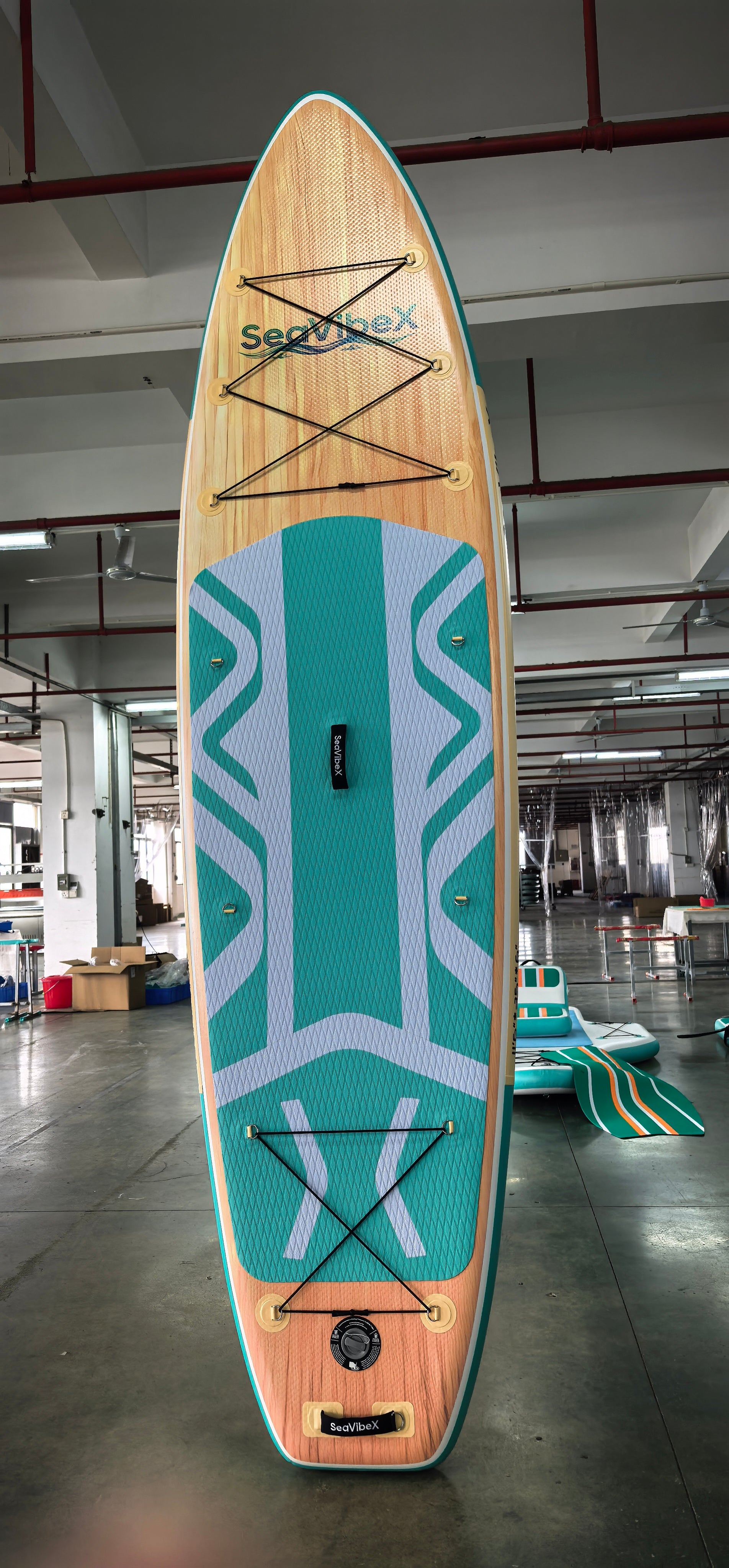 SeavibeX Stand Up Paddle Board, Unlock Double Joy: Family Fun & Yoga Stretch!