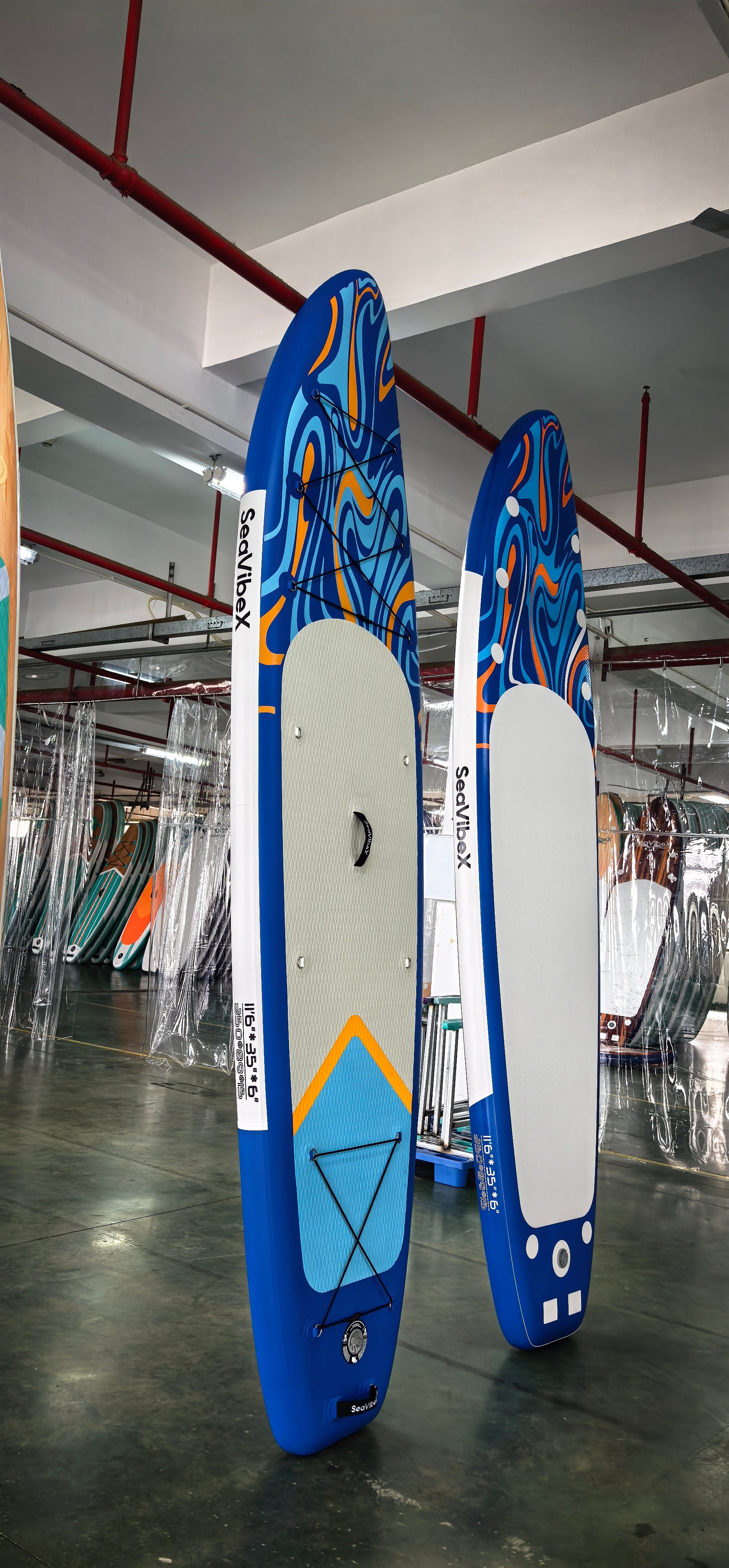 SeavibeX Stand Up Paddle Board, Unlock Double Joy: Family Fun & Yoga Stretch!
